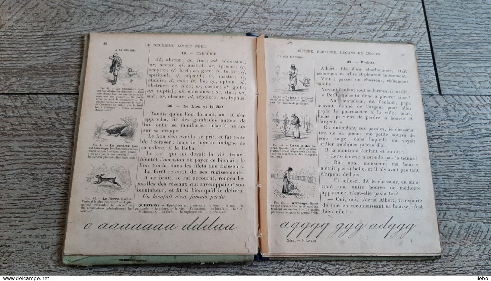 Lecture Méthode Neel  1912 2e Livret Illustré Scolaire - 6-12 Ans