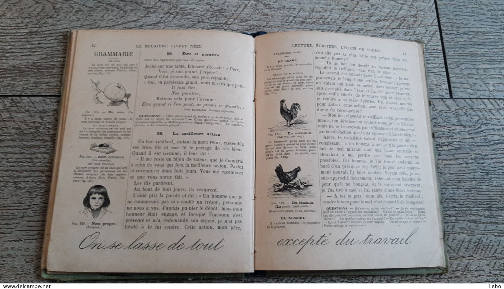 Lecture Méthode Neel  1912 2e Livret Illustré Scolaire - 6-12 Ans