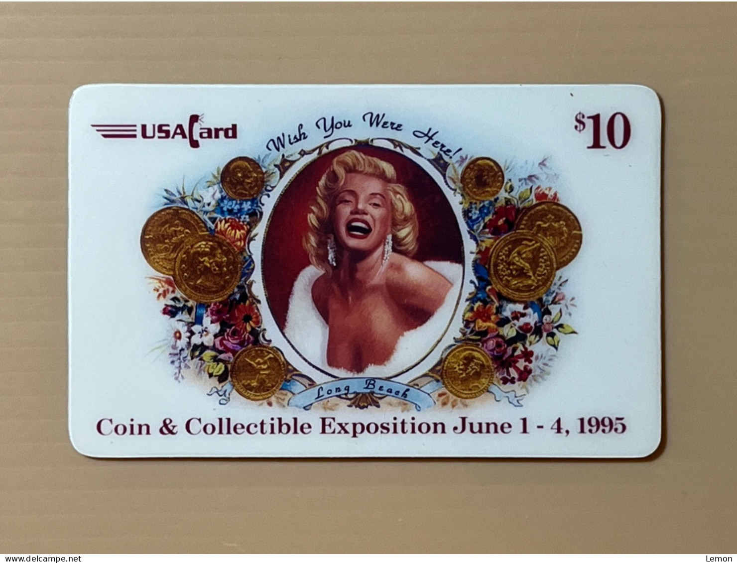 Mint USA UNITED STATES America Prepaid Telecard Phonecard, Coin & Collectible Expo 1995, Set Of 1 Mint Card With Folder - Collections