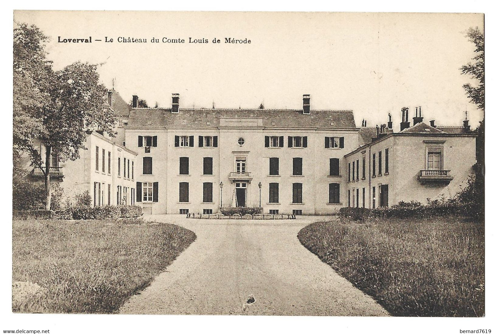 Belgique  -  Loverval - Chateau  Du Comte Louis De Merode - Gerpinnes