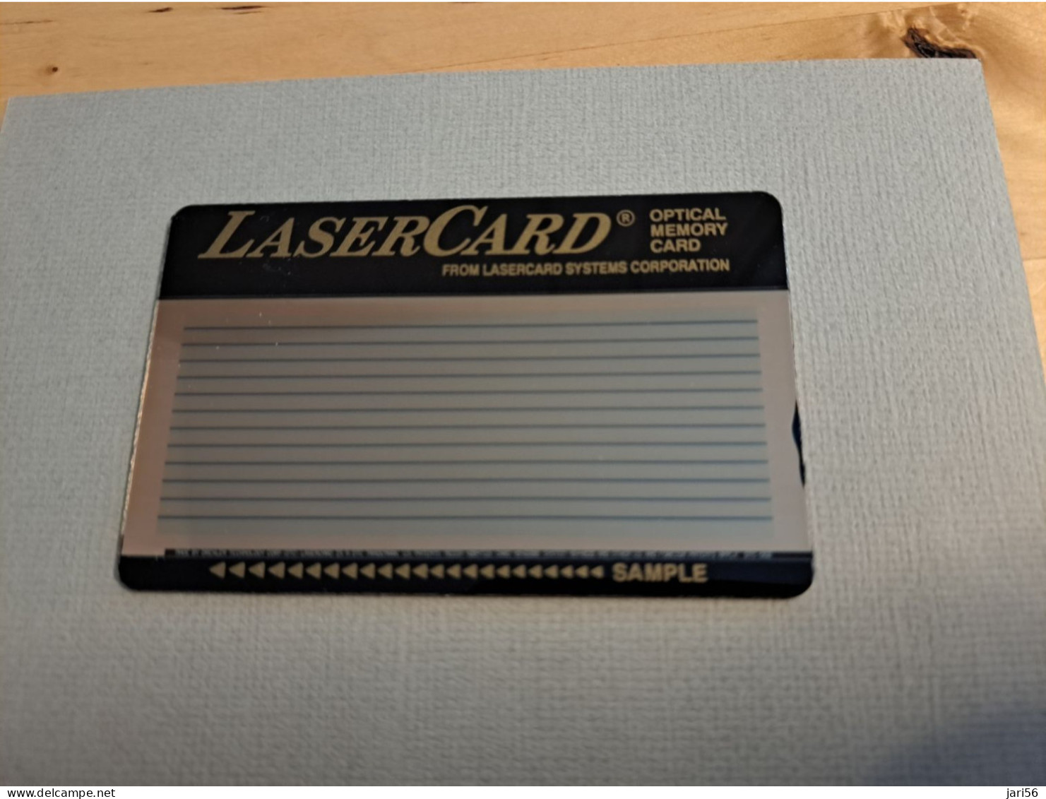 UNITED STATES USA AMERIKA /LASERCARD/ OPTICAL MEMORY CARD/ SAMPLE/ VERY DIFFICULT TO FIND / OLDER CARD  / MINT**15829** - Amerivox