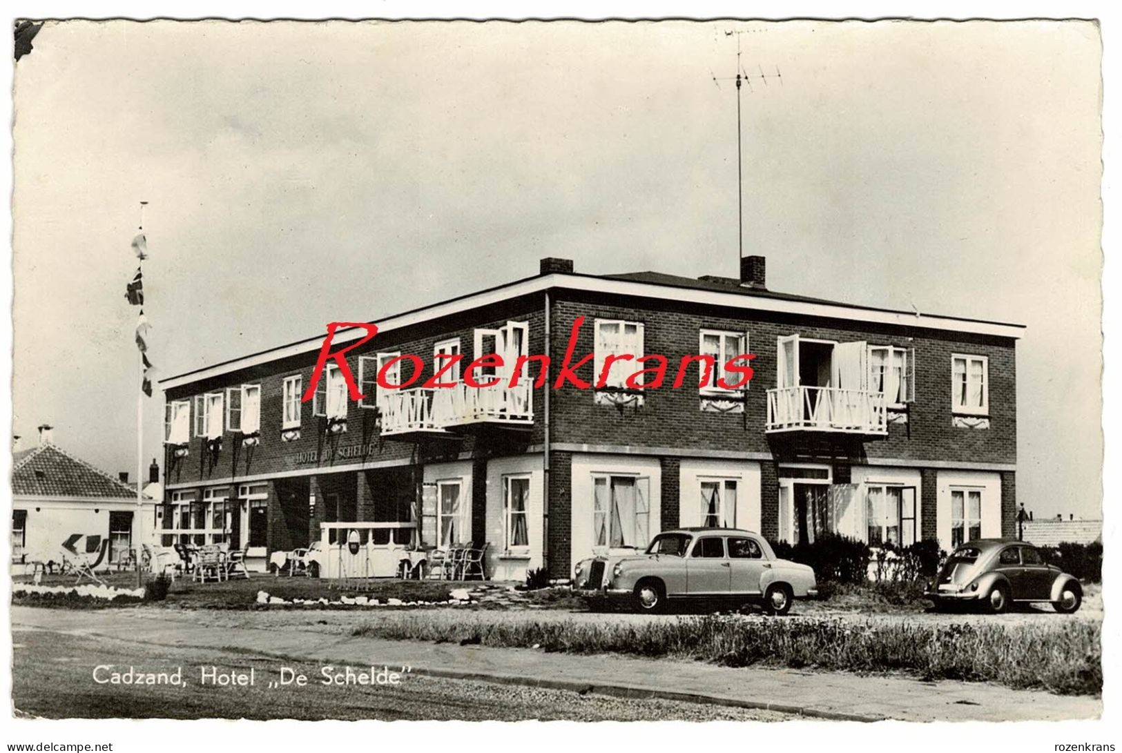 Cadzand Hotel De Schelde Voiture Kever Beetle Volkswagen 180/190 Model The Ponton Mercedes Benz - Cadzand