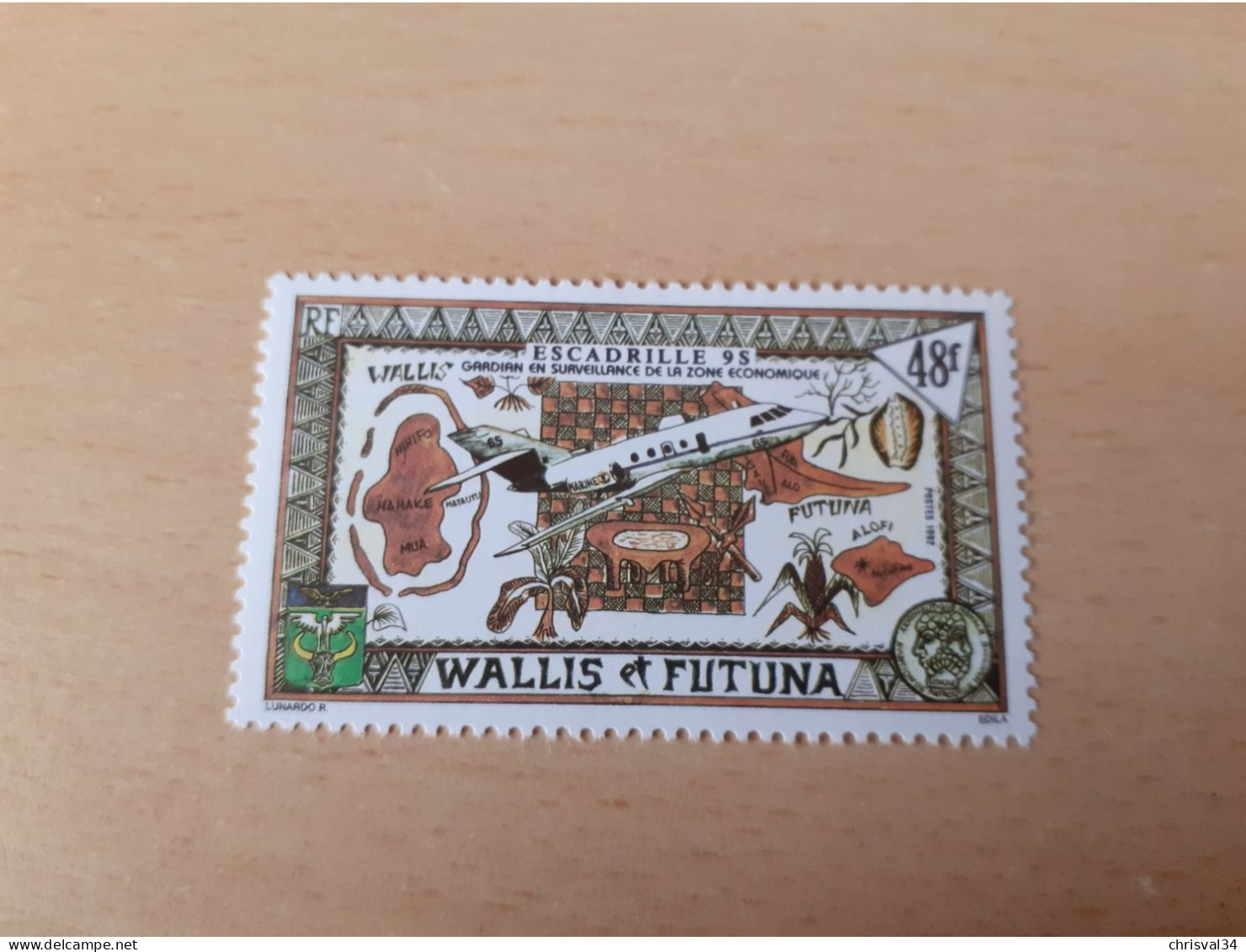 TIMBRE  WALLIS-ET-FUTUNA      N  424   COTE  1,80  EUROS   NEUF  SANS   CHARNIERE - Nuevos