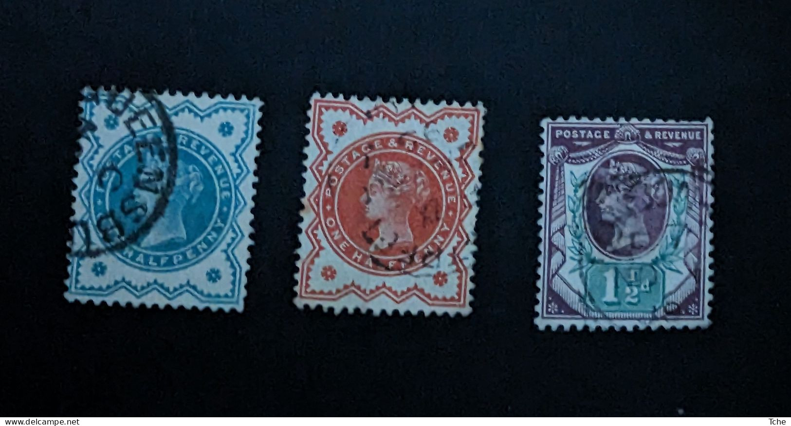 N 91,92,93 Y&T Oblitérés Great Britain - Used Stamps