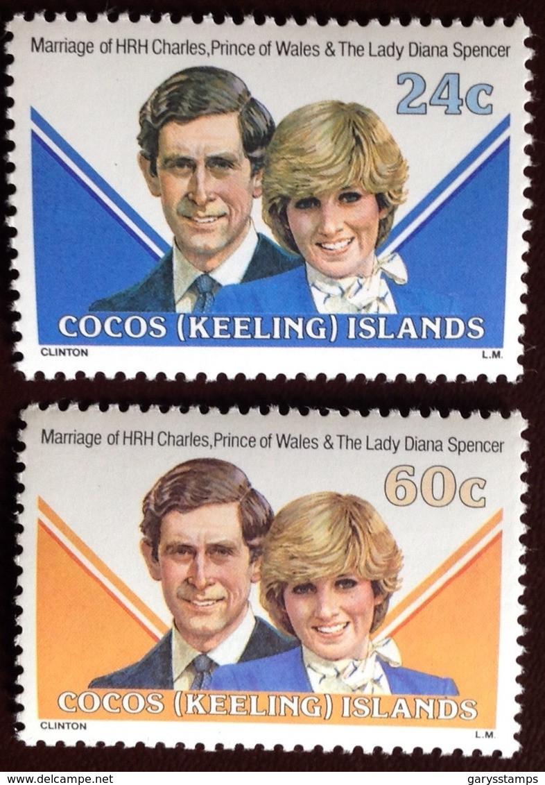 Cocos Keeling 1981 Royal Wedding MNH - Cocos (Keeling) Islands