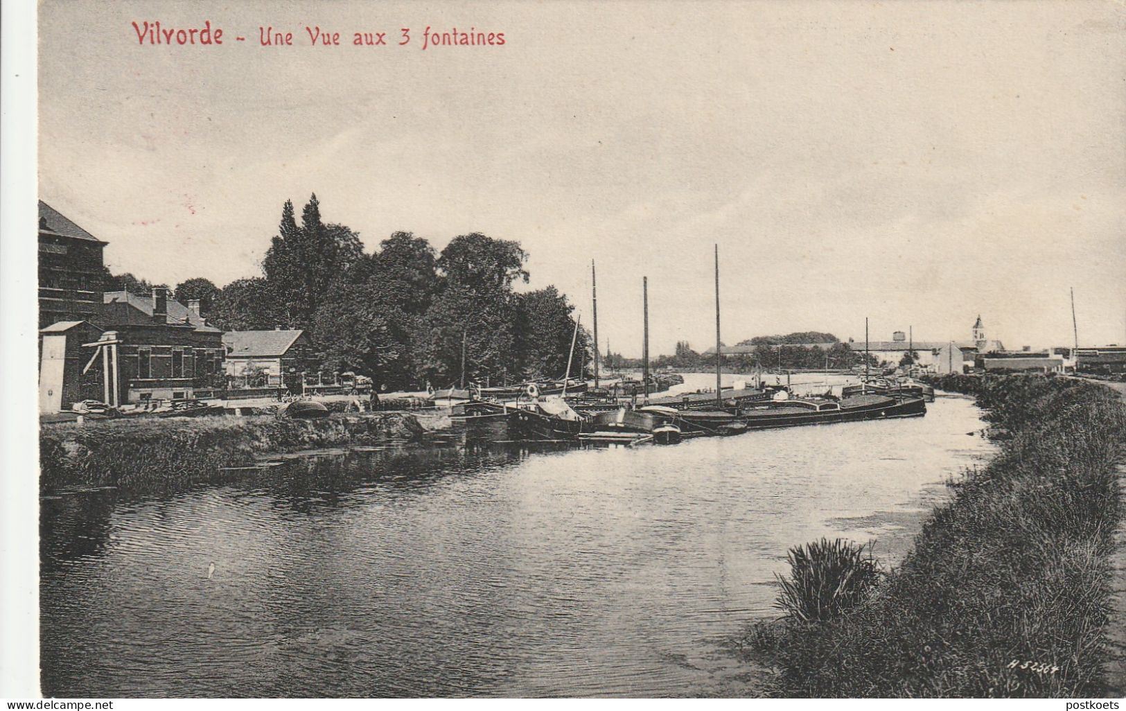 Vilvoorde, Vilvorde, Une Vue Aux 3 Fontaines, 2 Scans - Vilvoorde