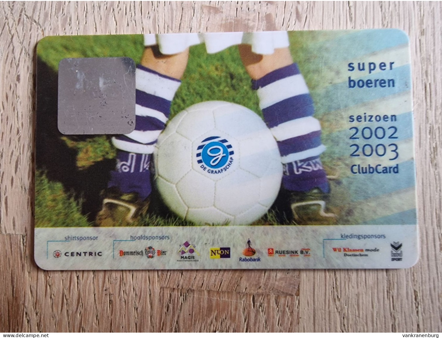 Season Club Card - De Graafschap - 2002-2003 - Football Soccer Fussball Voetbal Foot - Habillement, Souvenirs & Autres