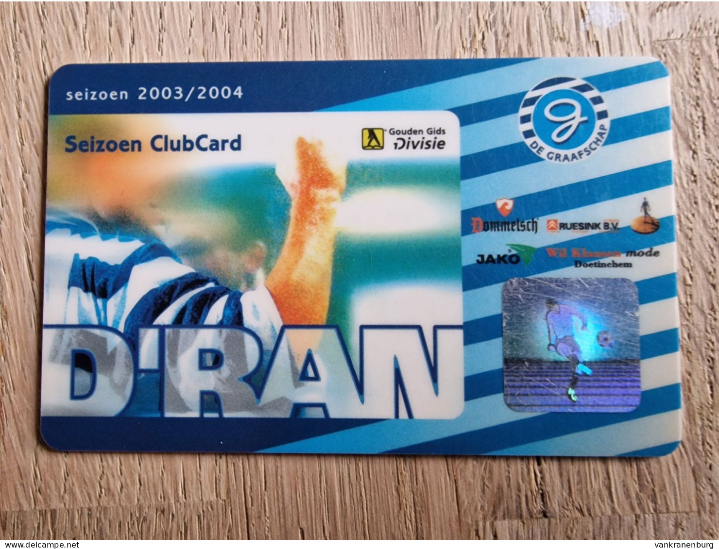 Season Club Card - De Graafschap - 2003-2004 - Football Soccer Fussball Voetbal Foot - Habillement, Souvenirs & Autres