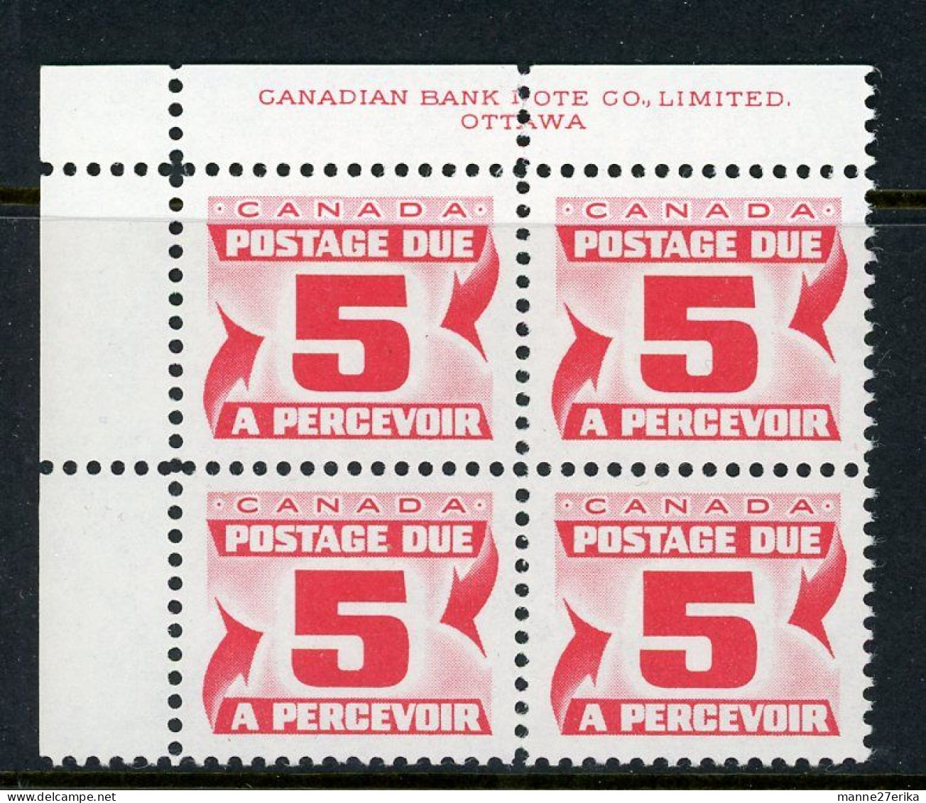 Canada 1967 Postage Due "First Issue" - Impuestos