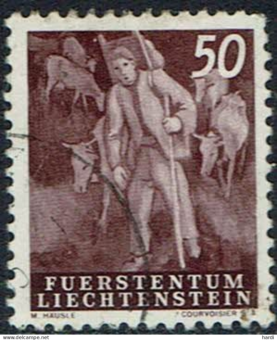 Liechtenstein 1951, MiNr 296, Gestempelt - Gebraucht