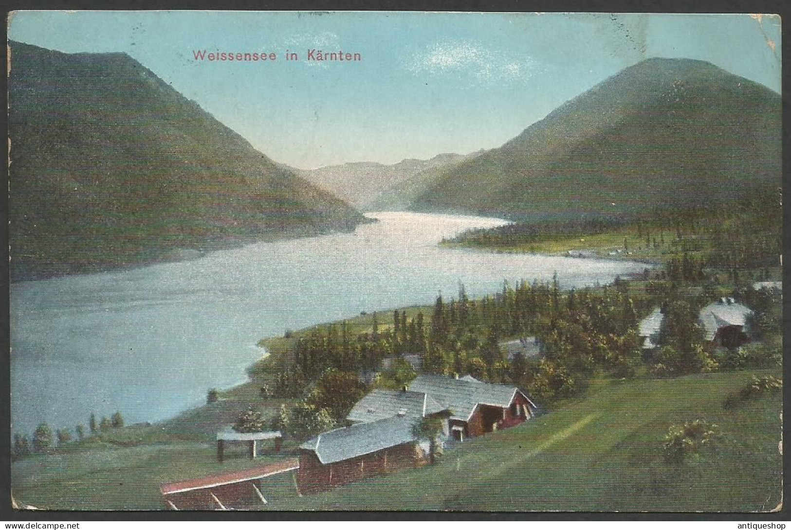 Austria-----Weissensee-----old Postcard - Weissensee