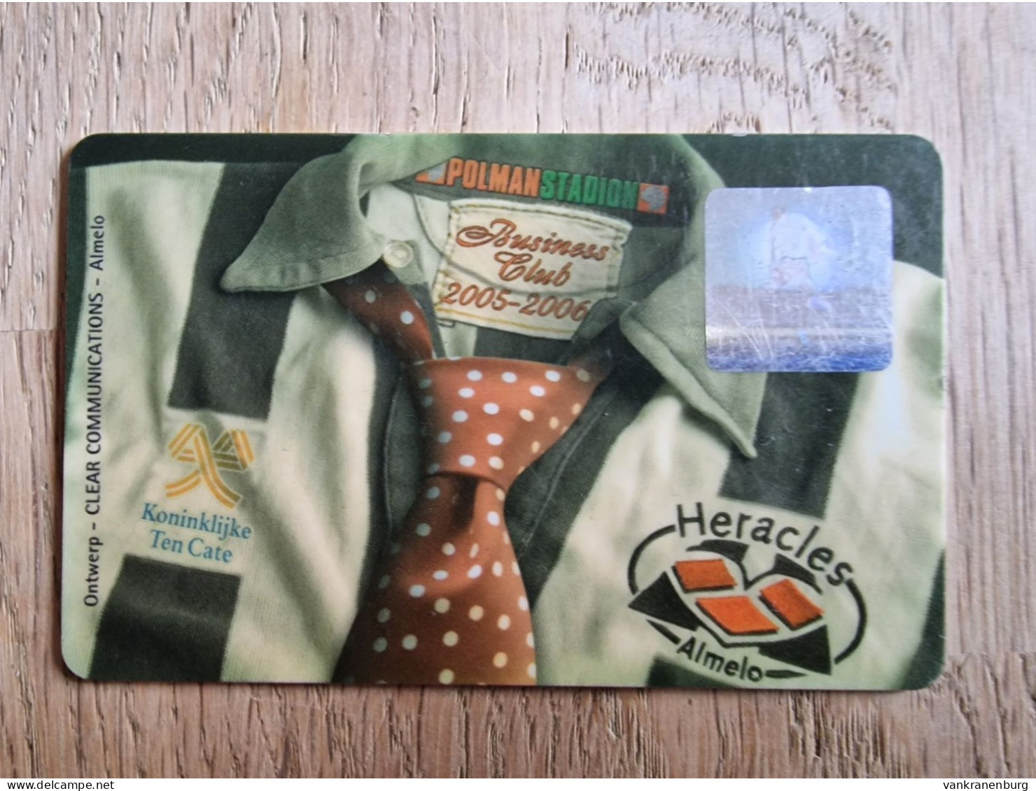 Business Club Card - SC Heracles Almelo - 2005-2006 - Football Soccer Fussball Voetbal Foot - Habillement, Souvenirs & Autres