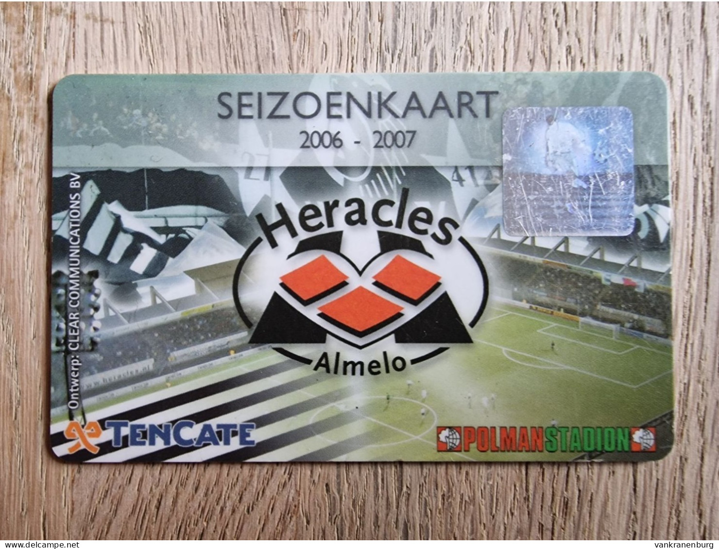 Season Club Card - SC Heracles Almelo - 2006-2007 - Football Soccer Fussball Voetbal Foot - Habillement, Souvenirs & Autres