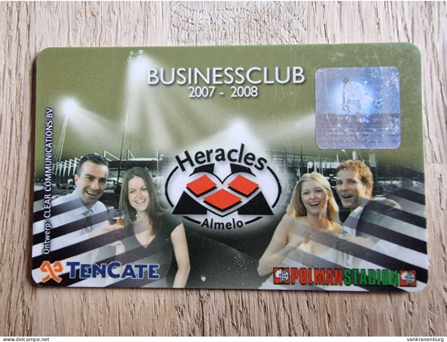 Business Club Card - SC Heracles Almelo - 2007-2008 - Football Soccer Fussball Voetbal Foot - Habillement, Souvenirs & Autres