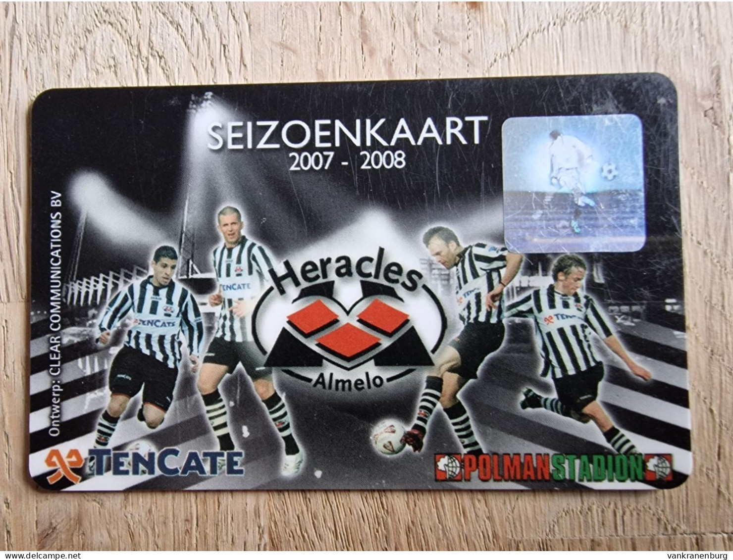 Season Club Card - SC Heracles Almelo - 2007-2008 - Football Soccer Fussball Voetbal Foot - Habillement, Souvenirs & Autres