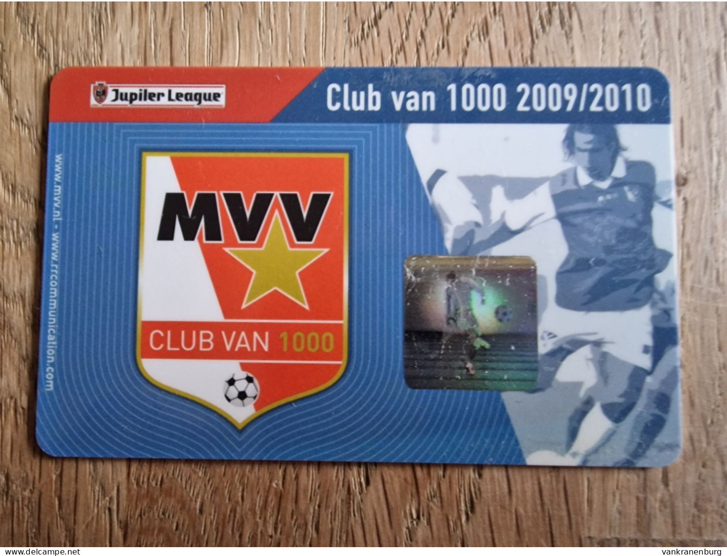 Club Of 1000 Club Card - MVV Maastricht - 2009-2010 - Football Soccer Fussball Voetbal Foot - Habillement, Souvenirs & Autres