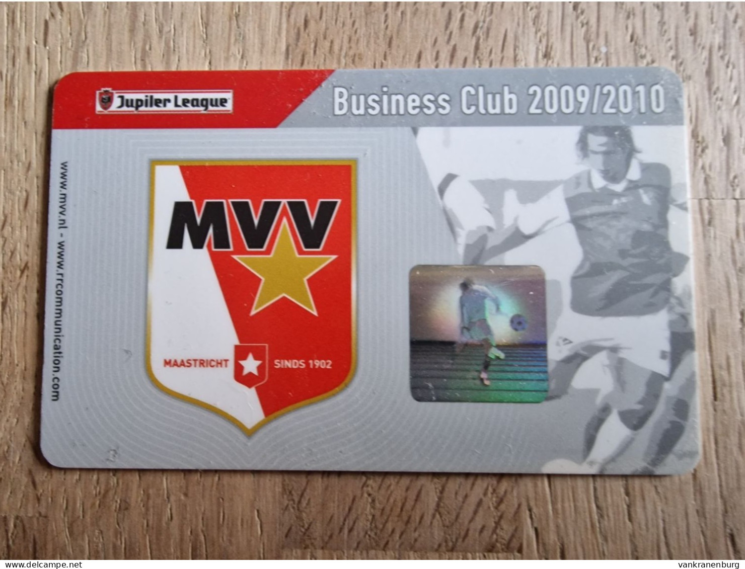 Business Club Card - MVV Maastricht - 2009-2010 - Football Soccer Fussball Voetbal Foot - Habillement, Souvenirs & Autres