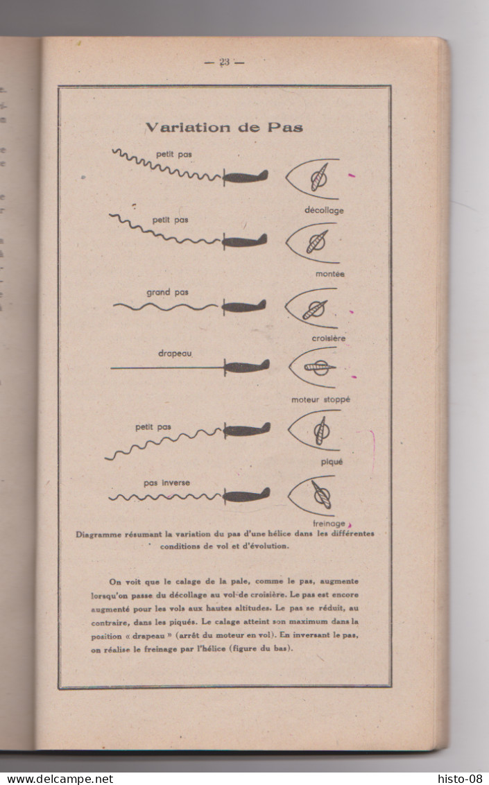 MANUEL DE L'AIDE MECANICIEN AVION ET MOTEUR . . 1946 . ECOLE DES MECANICIENS DE L'ARMEE DE L'AIR De ROCHEFORT - AeroAirplanes