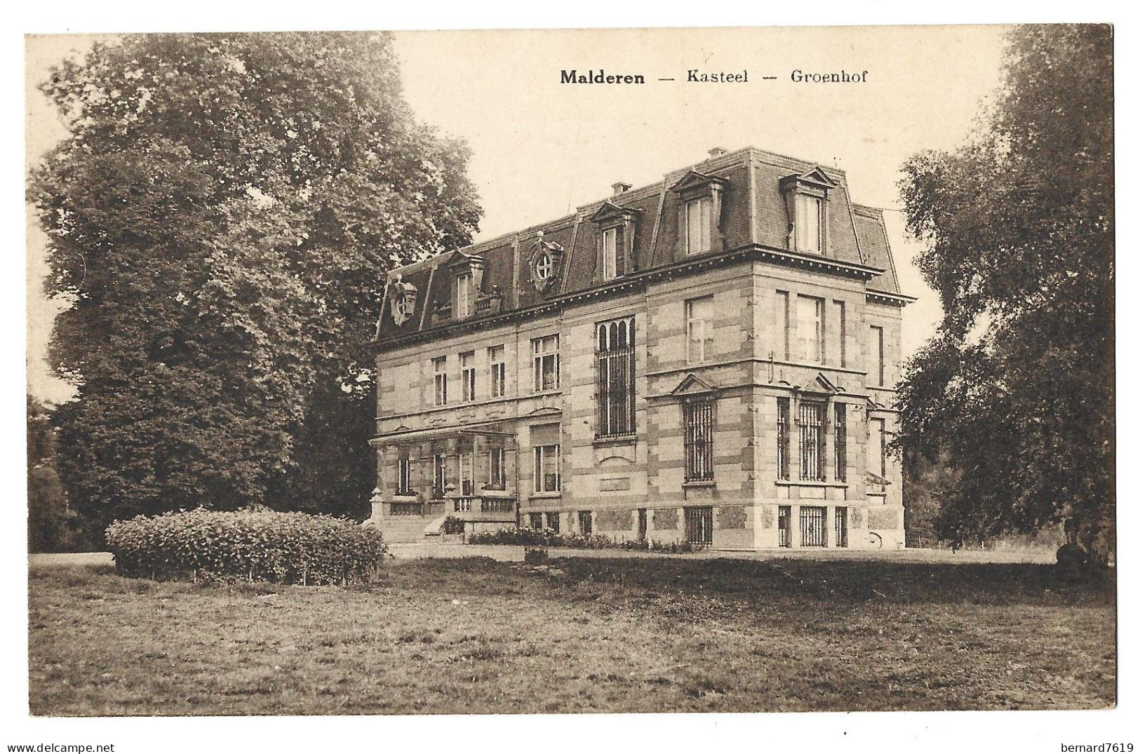 Belgique  -   Malderen - Kasteel -  Groehof - Londerzeel