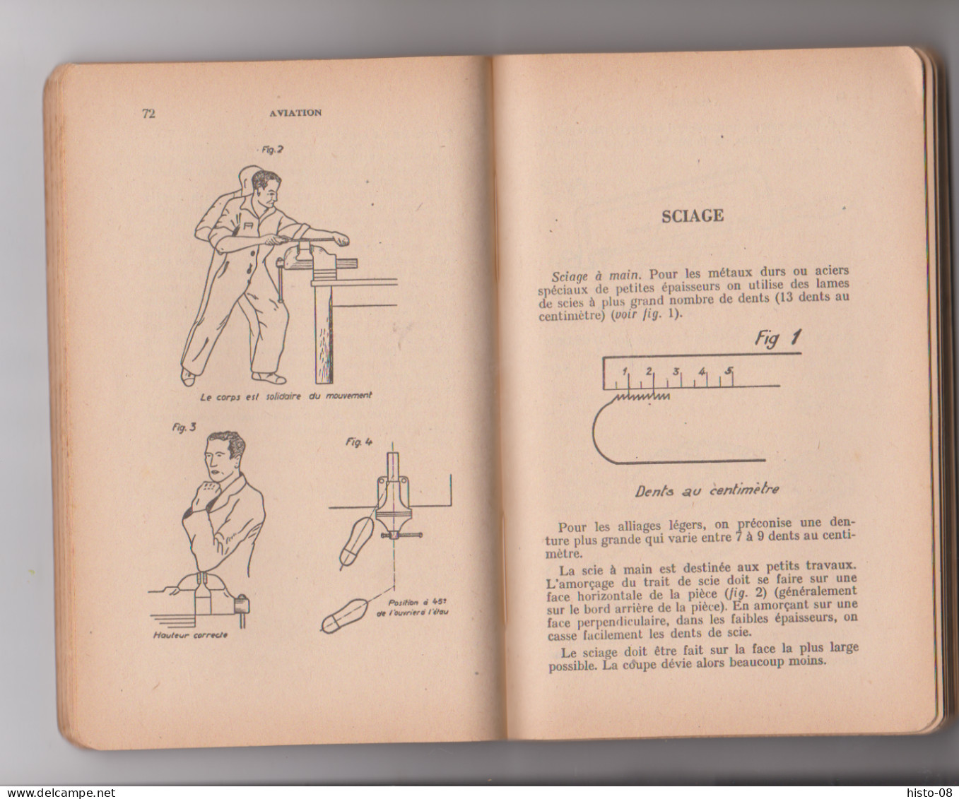 MANUEL TECHNIQUE de L'AJUSTEUR D' AVIATION  . . 1946 .