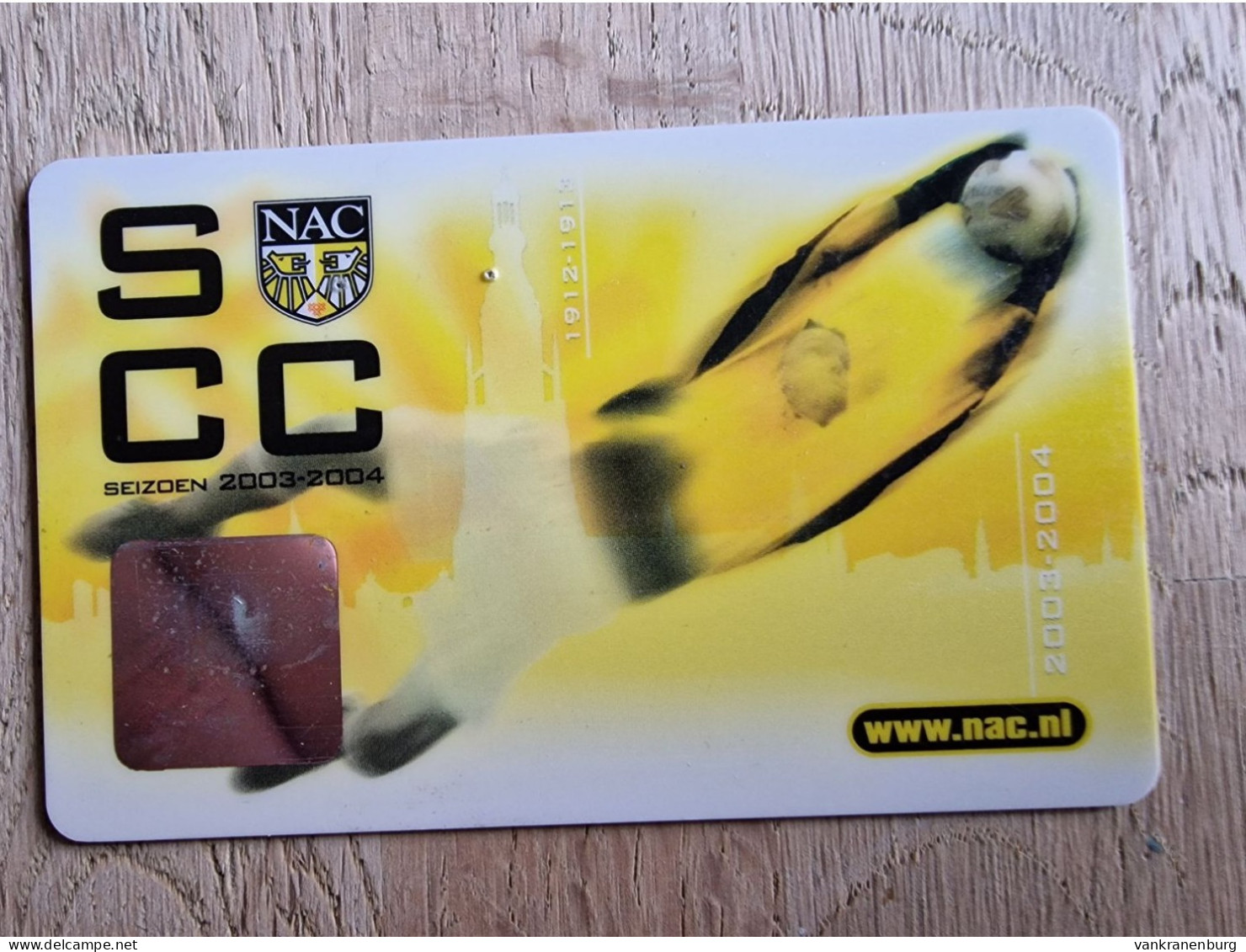 Season Club Card - NAC Breda - 2003-2004 - Football Soccer Fussball Voetbal Foot - Habillement, Souvenirs & Autres