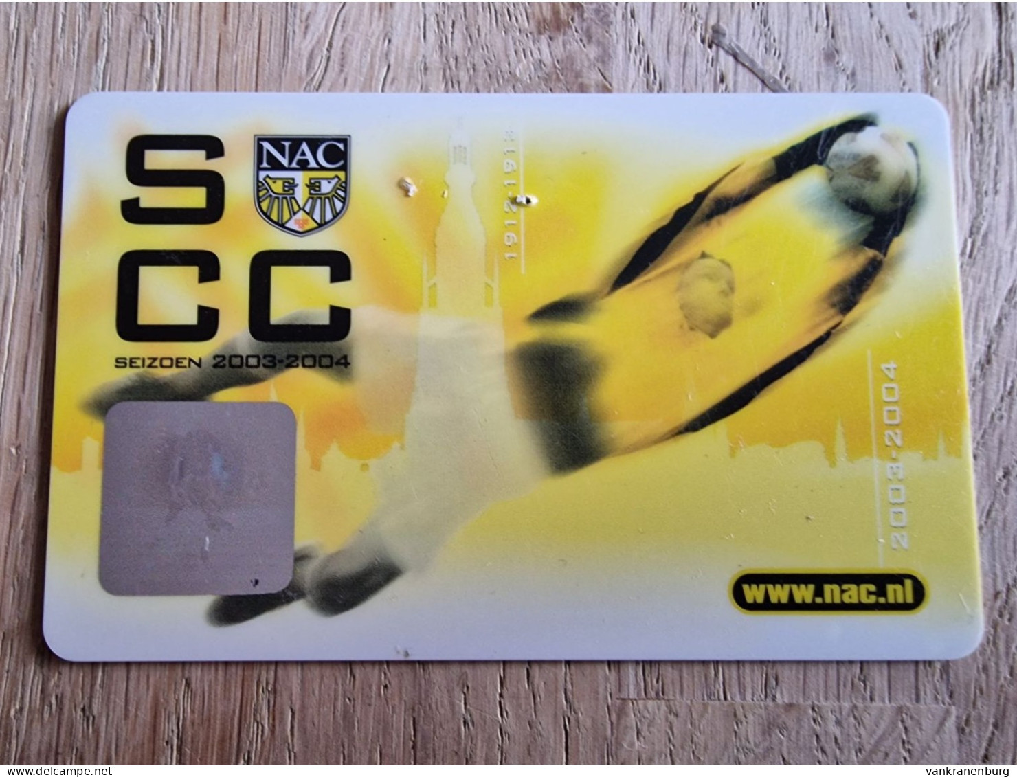 Season Club Card - NAC Breda - 2003-2004 - Football Soccer Fussball Voetbal Foot - Habillement, Souvenirs & Autres