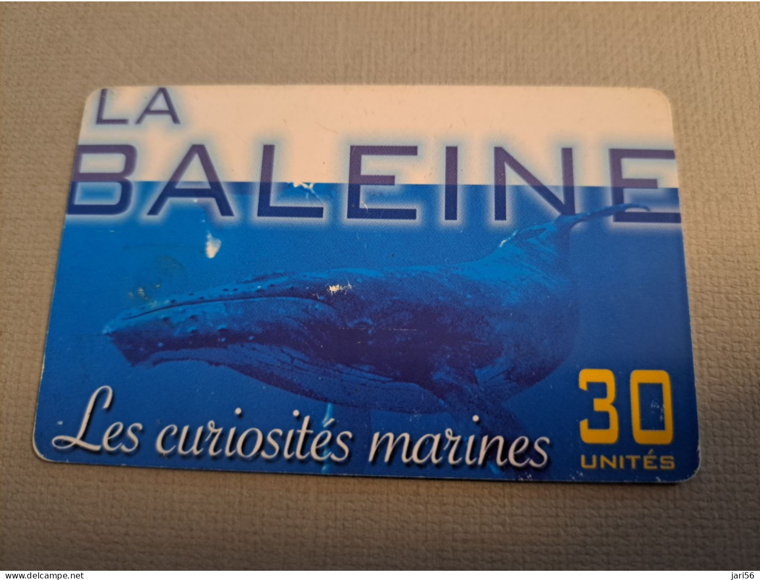 POLINESIA FRANCAISE  CHIPCARD  30 UNITS  /FISH/ REQUIN /LES CURIOSITES MARINES ./           **15861** - Frans-Polynesië