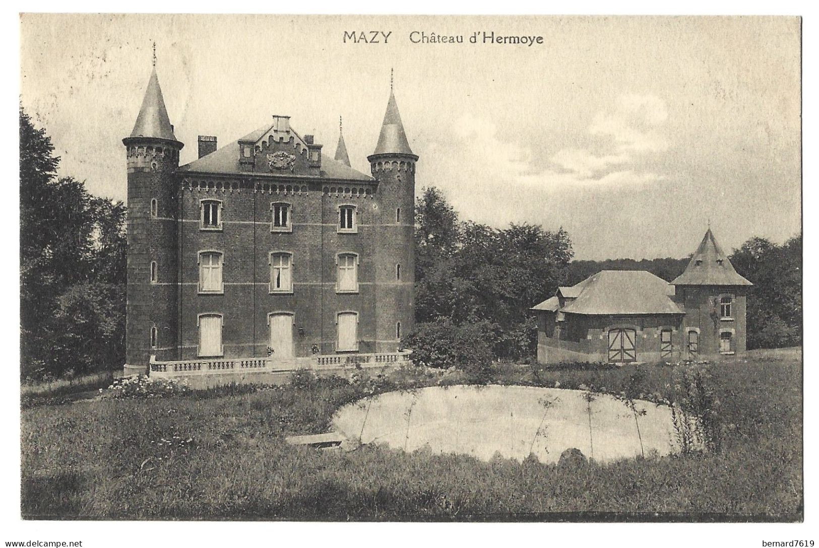 Belgique  -   Mazy  - Chateau  D'hermoye - Ecris Et Signee Mme Randorien  De Kerchove D'eyaerde - Gembloux