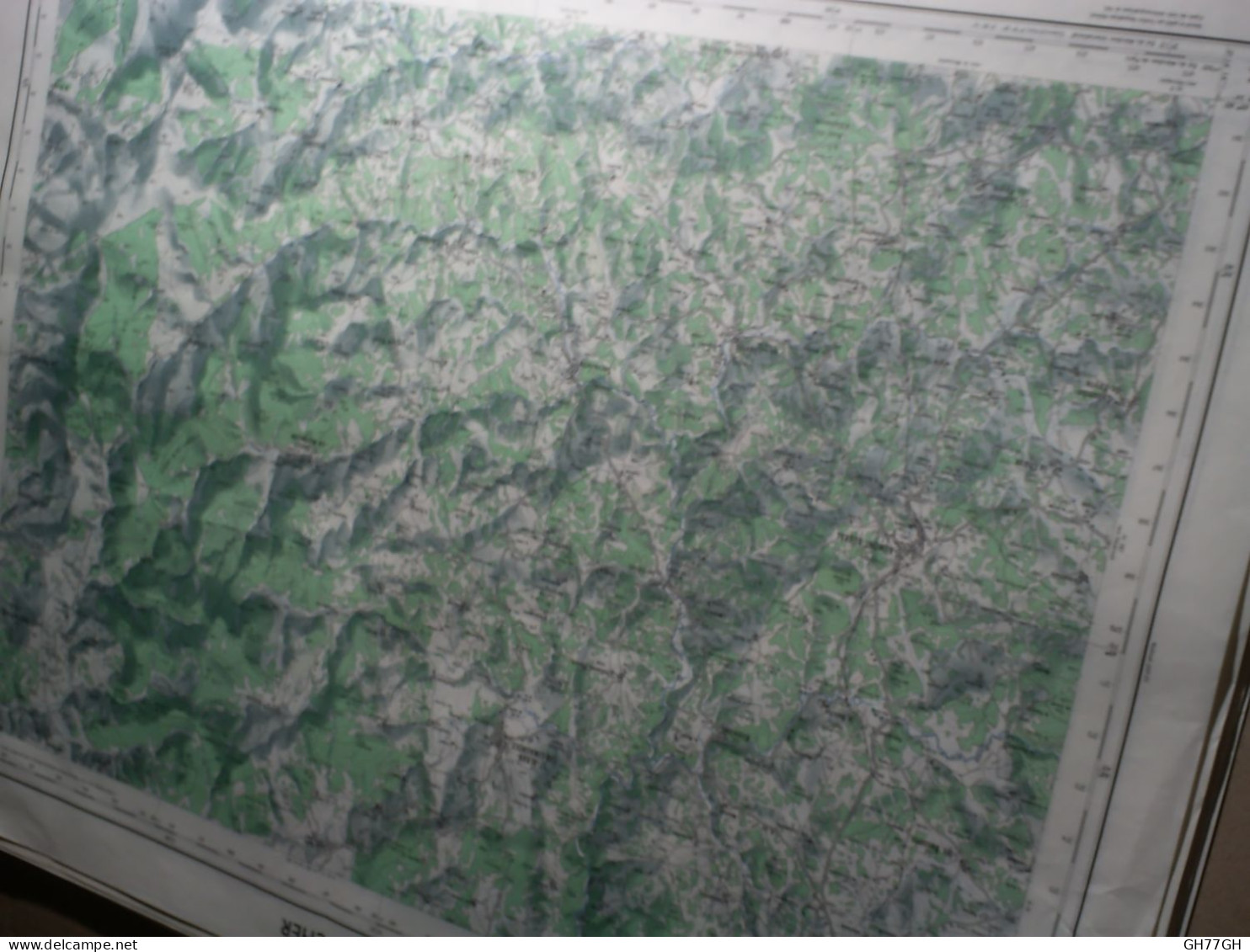 CARTE IGN SAINT-CHELY-D'APCHER (LOZERE) 1/50000ème -56x73cm -2cm=1km -mise à Jour De 1965 -IGN FRANCE - Cartes Topographiques