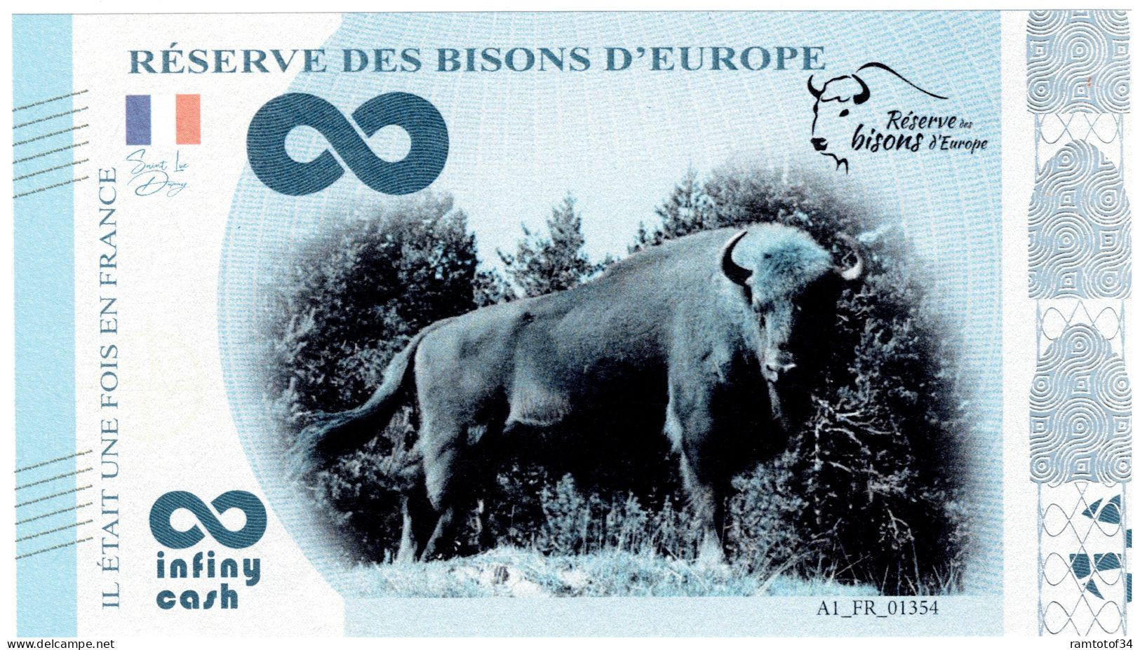 BS-04 - SAINTE-EULALIE - Réserve Des Bisons D'Europe / INFINY CASH 2023 - Autres & Non Classés