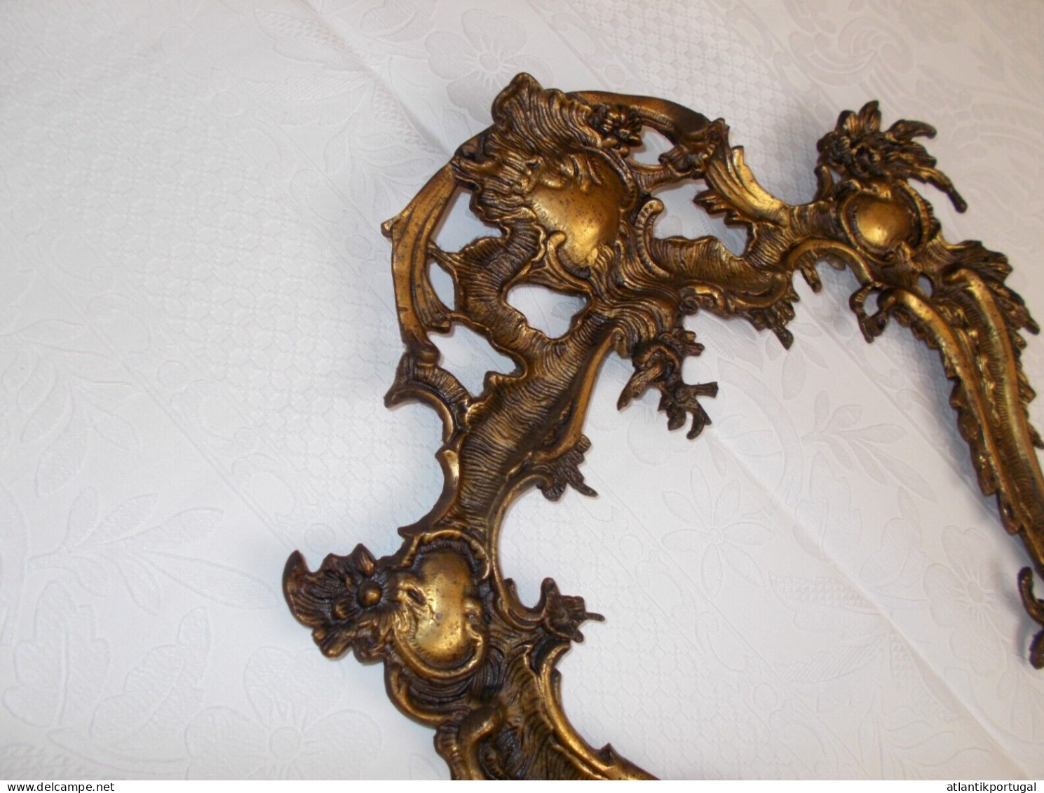 Alte Bronzerahmen 53 X 76 Cm. Rokoko - Spiegel