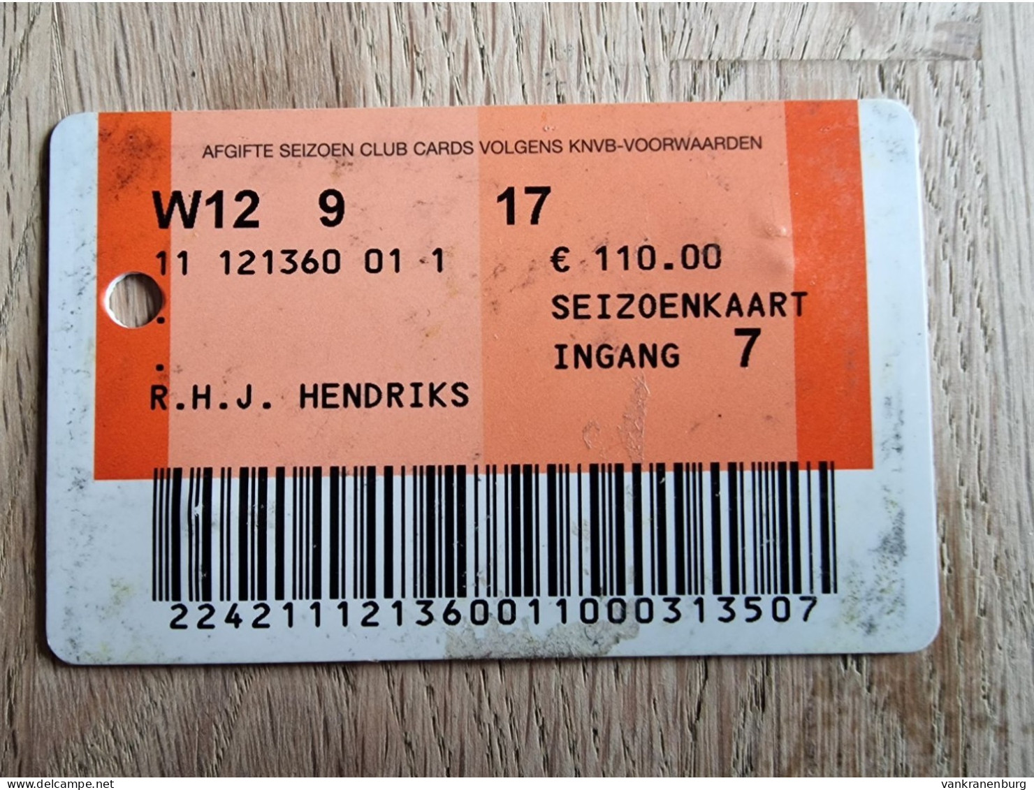 Season Club Card - Roda JC - ? - Football Soccer Fussball Voetbal Foot - Habillement, Souvenirs & Autres