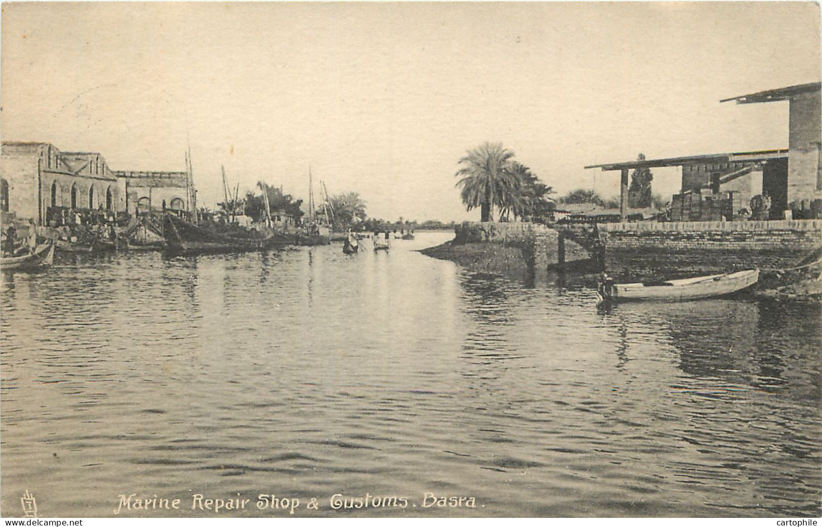 Iraq - Basra - Marine Repair Shop & Customs - Raphael Tuck PC - Iraq