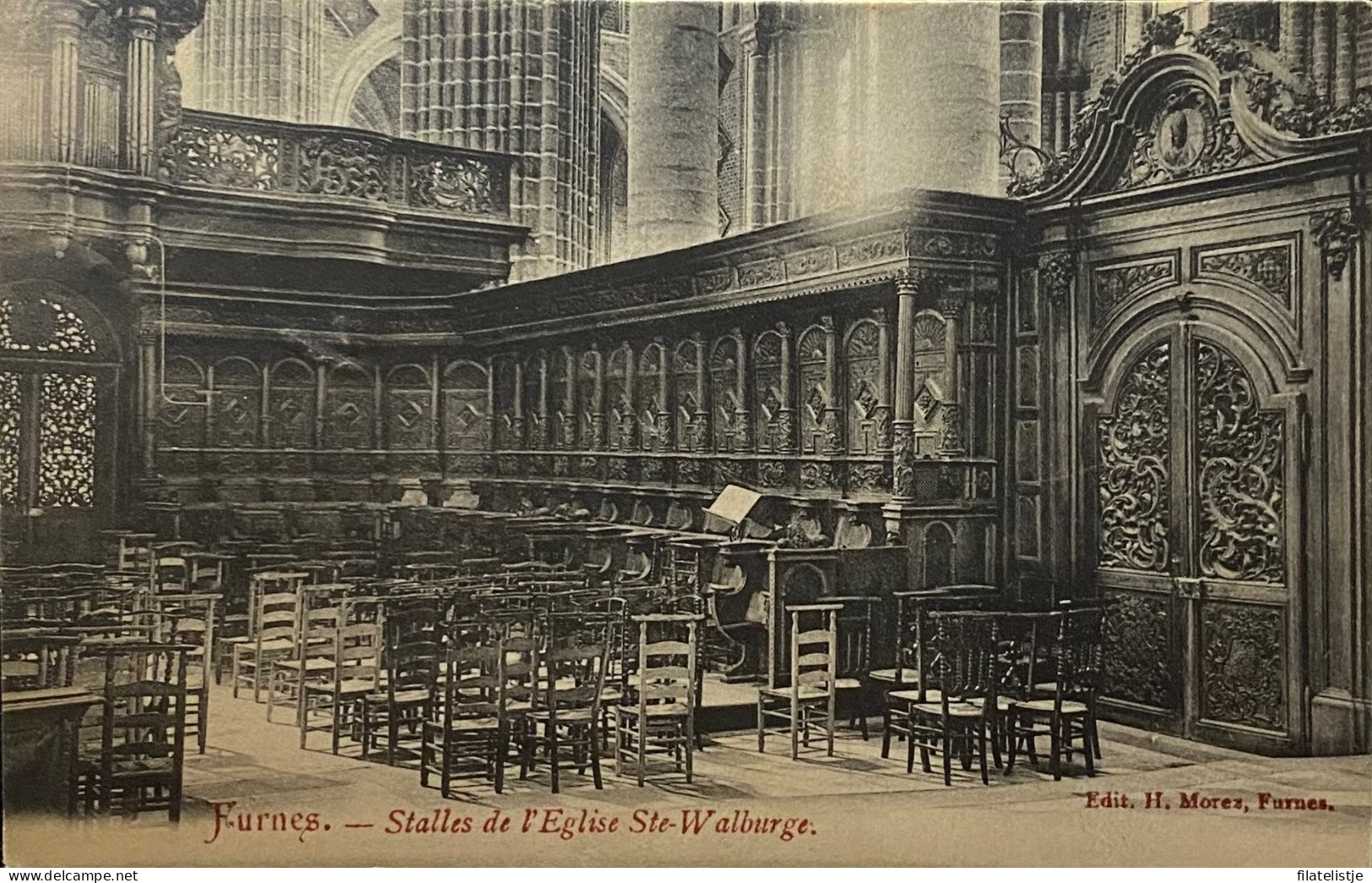 Veurne De Zijbeuk Van De St Walburgakerk - Veurne