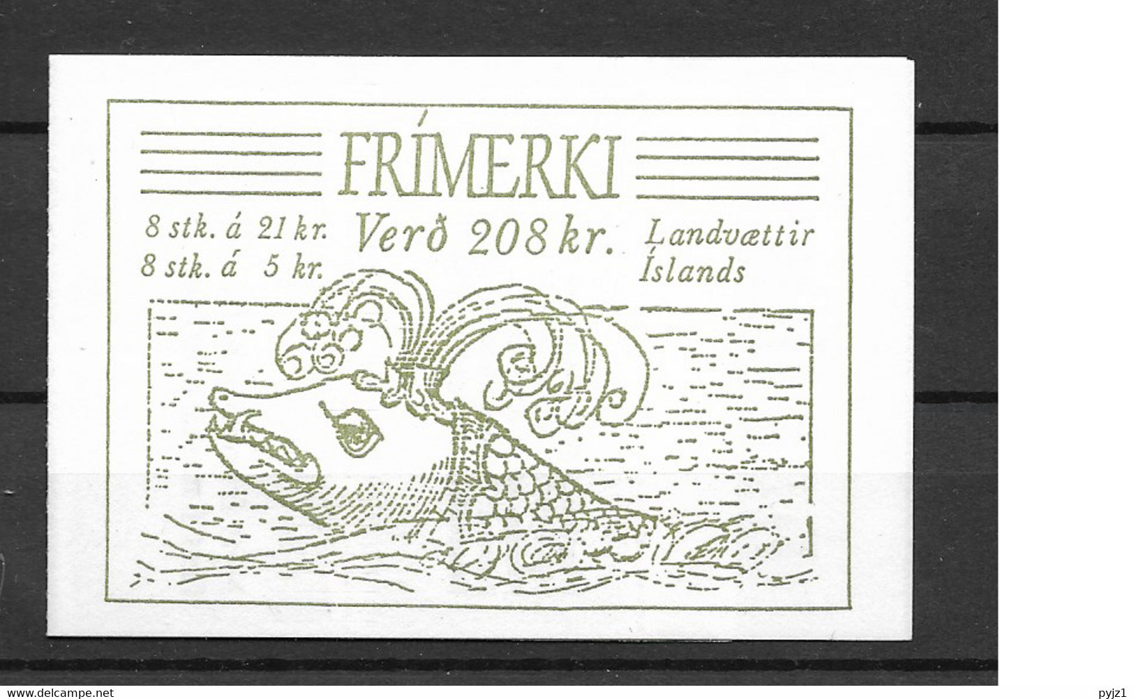 1990 MNH Iceland Booklet Mi 714-21 MH3 Postfris** - Postzegelboekjes