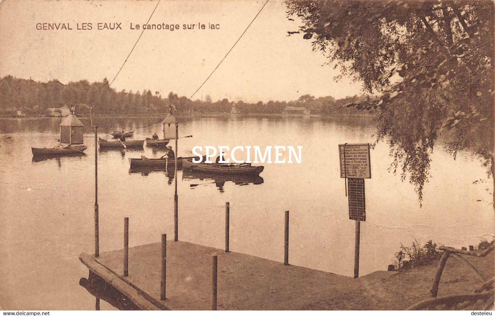 Le Canotage Sur Le Lac - Genval  Les Eaux - Rixensart