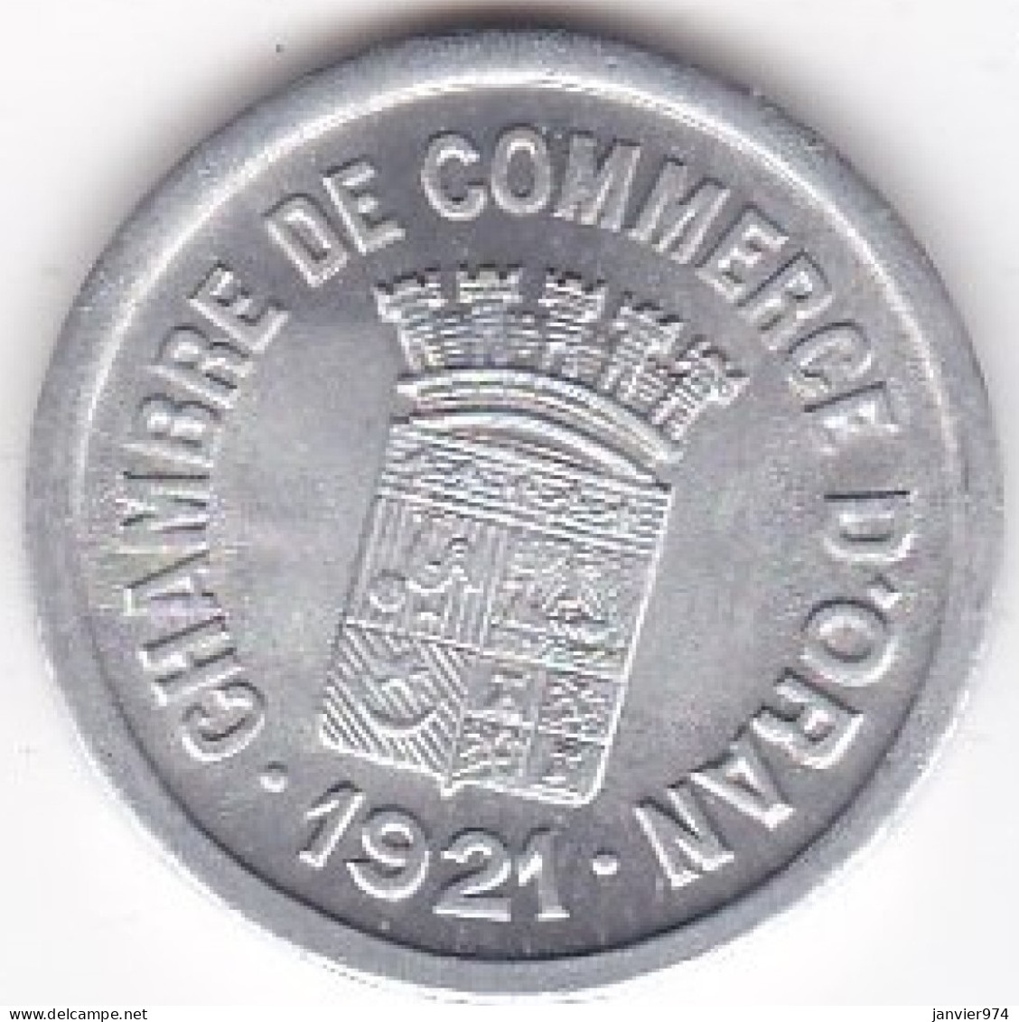 Chambre De Commerce D'Oran , 5 Centimes 1921 , Aluminium. Lec# 314a, Neuve /UNC - Algerije