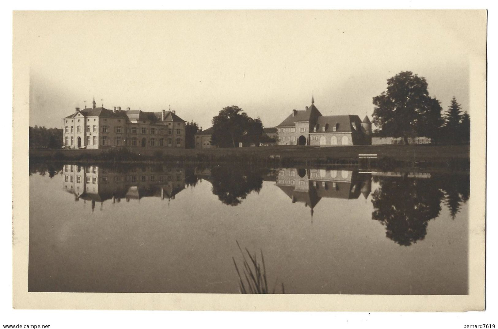 Belgique  -   Hogne - Chateau  De Hogne   Pres De Marche  Appartenat  A Mr Georges Taymans -   Somme Leuze - Carte Photo - Somme-Leuze