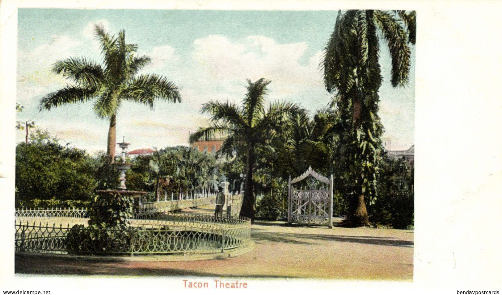 Cuba, HAVANA, Tacon Theatre (1898) Private Mailing Card Postcard - Cuba