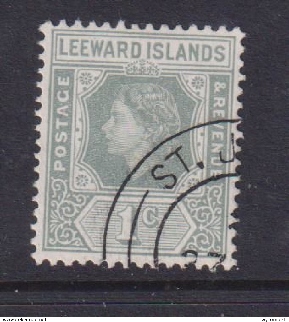 LEEWARD ISLANDS - 1954 Definitives 1c Used As Scan - Leeward  Islands