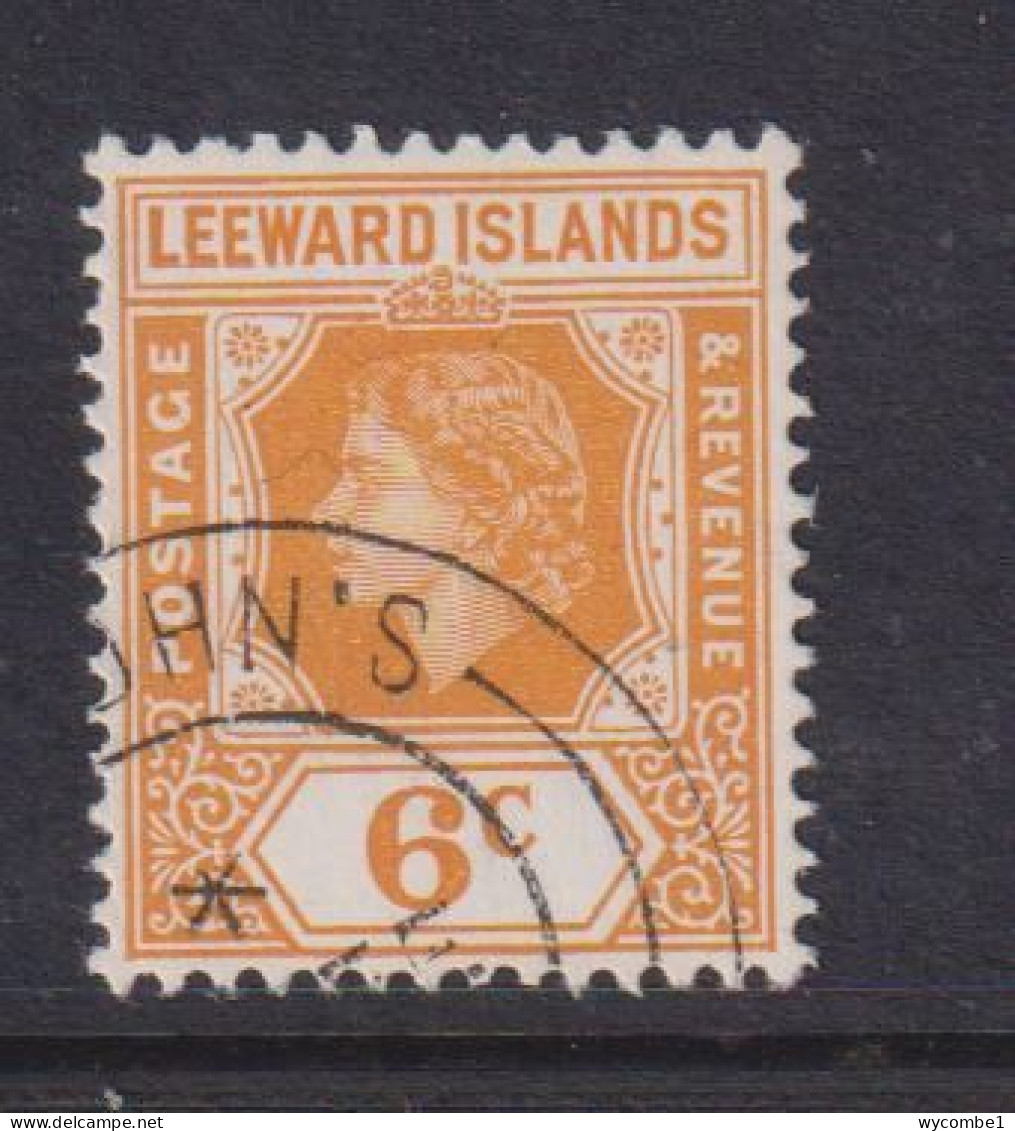 LEEWARD ISLANDS - 1954 Definitives 6c Used As Scan - Leeward  Islands