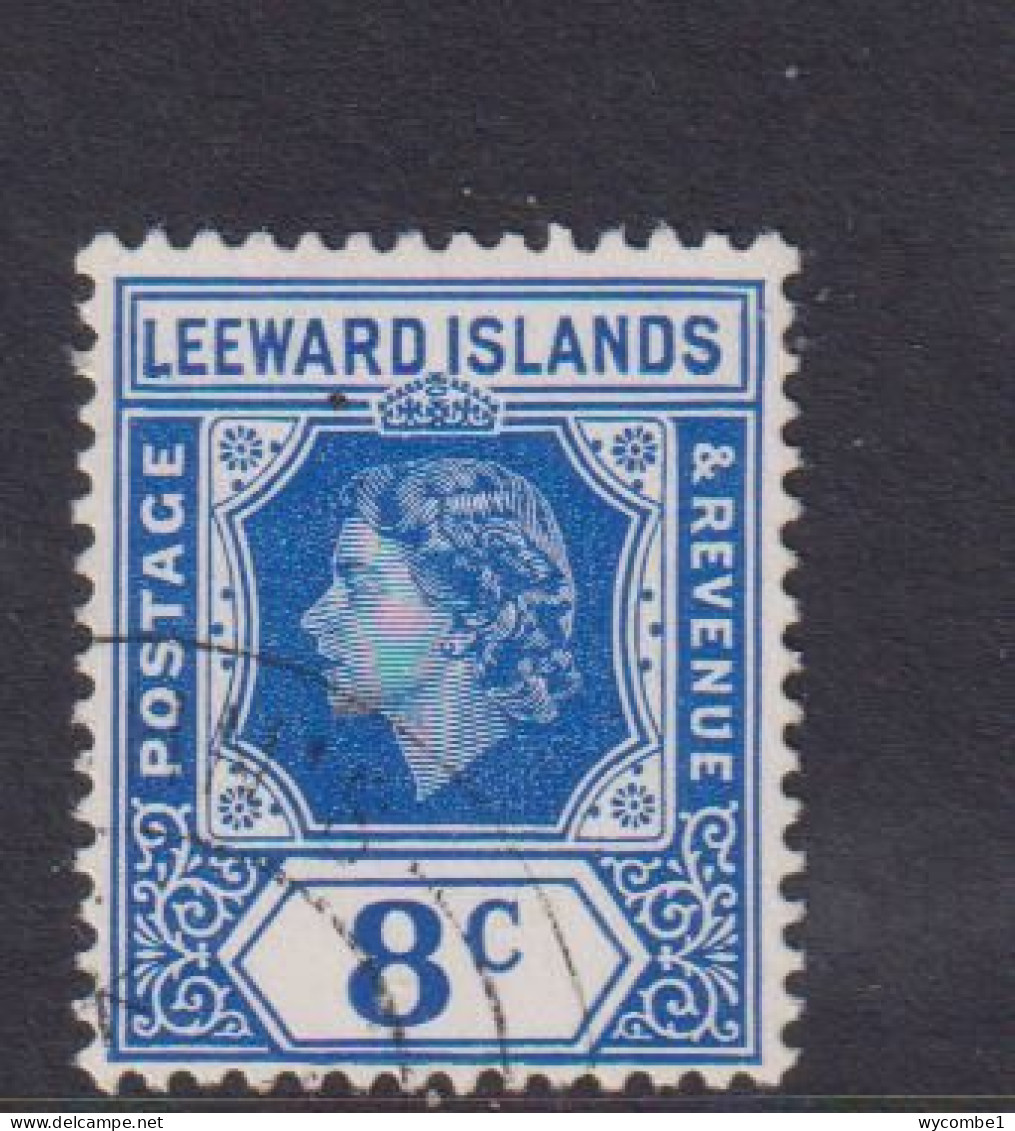 LEEWARD ISLANDS - 1954 Definitives 8c Used As Scan - Leeward  Islands