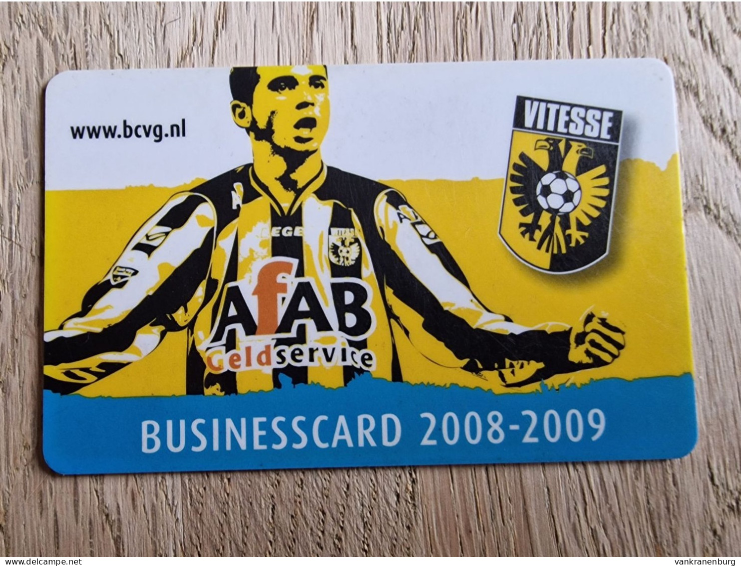 Business Season Club Card - Vitesse Arnhem - 2008-2009 - Football Soccer Fussball Voetbal Foot - Habillement, Souvenirs & Autres