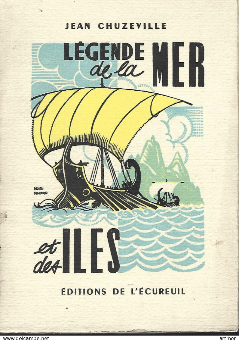 CHUZEVILLE - LEGENDE DE LA MER ET DES ÎLES - EDITION DE L'ECUREUIL- Sans Date - Racconti