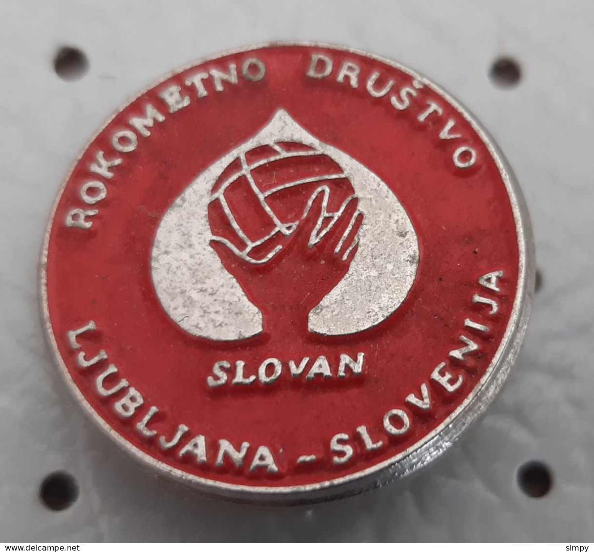 Handball Club  RD Dinos Slovan Ljubljana Slovenia  Ex Yugoslavia Pin - Balonmano