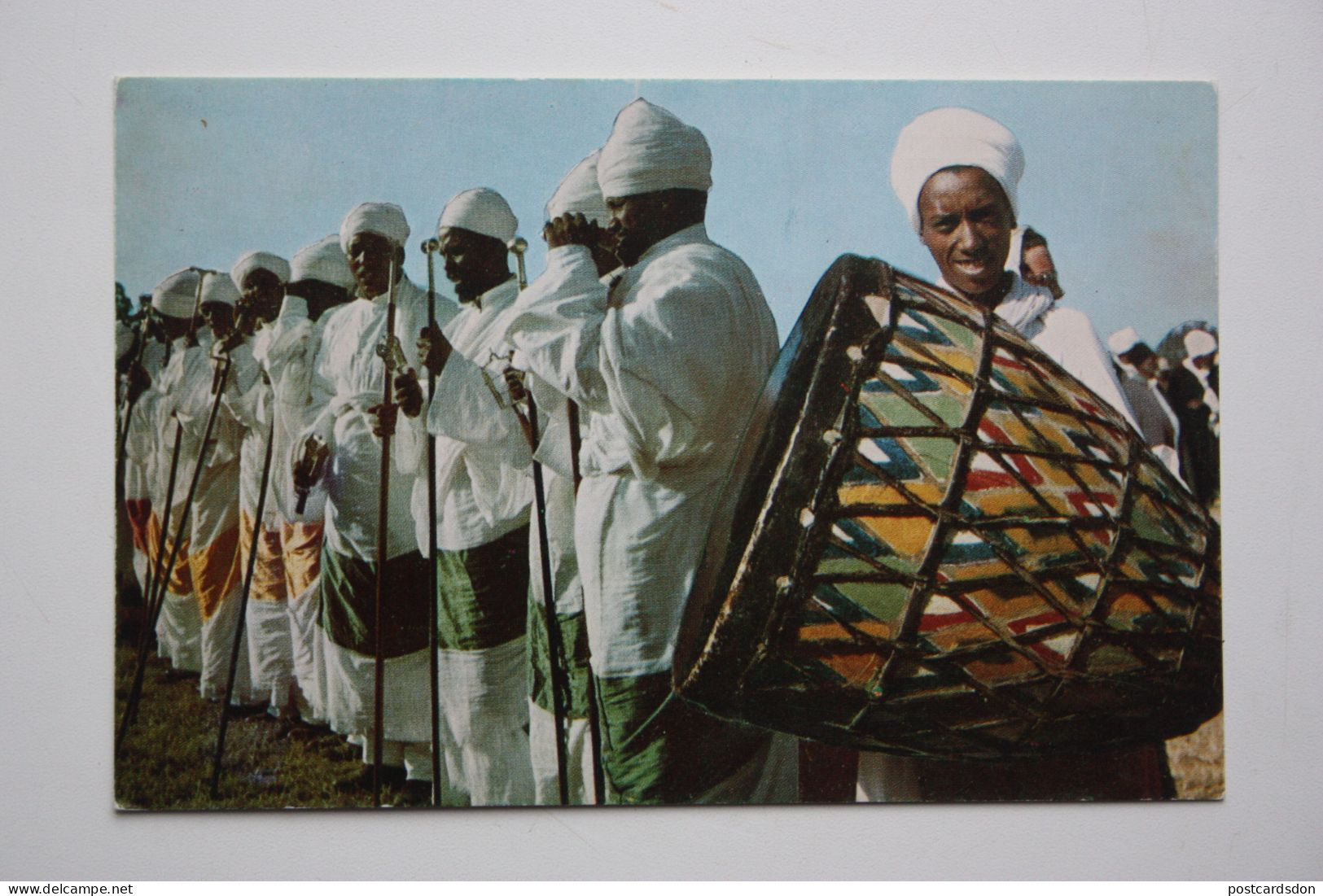 Afrique Africa, Ethiopia, LA FETE DE TEMKET Old Postcard - Ethiopie