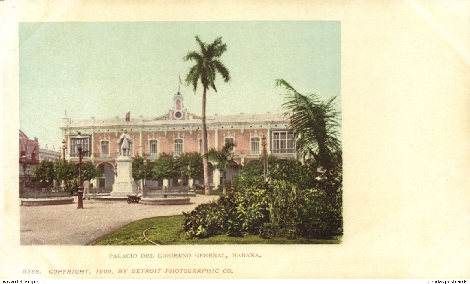 Cuba, HAVANA, Palacio Del Gobierno General (1900) Private Mailing Card Postcard - Cuba