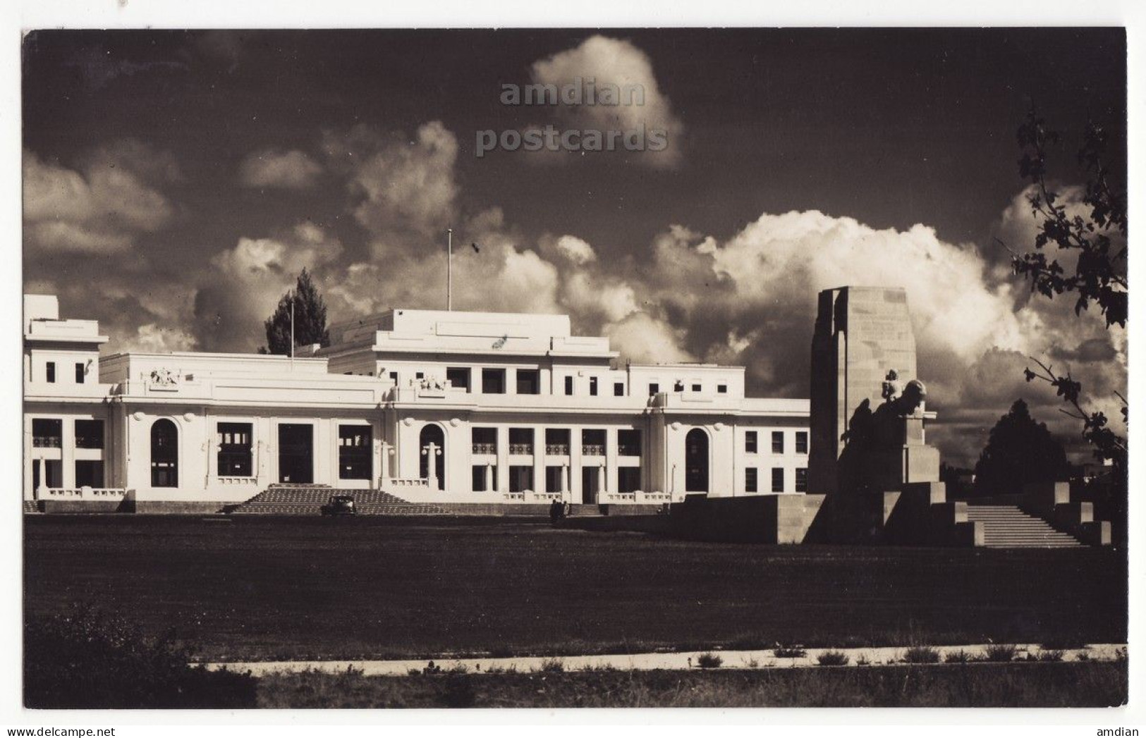 AUSTRALIA Canberra Houses Of Parliament Building, C1940s Strangman RPPC Vintage Real Photo Postcard - Canberra (ACT)