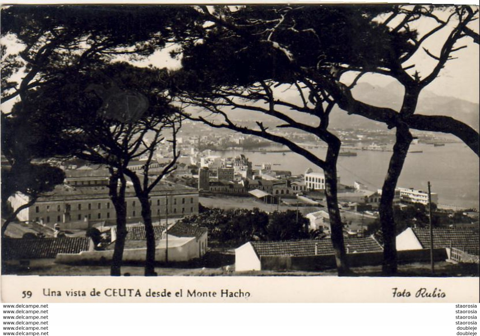 ESPAGNE Una Vista De CEUTA  Desde El Monte Hacho - Ceuta