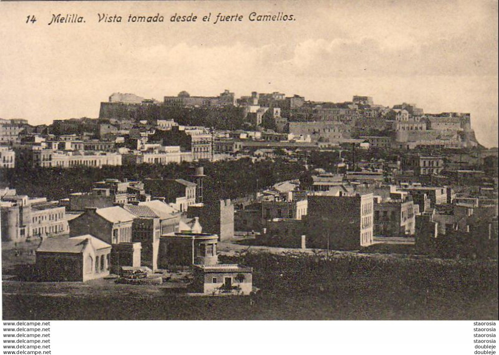 ESPAGNE MELILLA  Vista Tomada Desde El Fuerte Camellos - Melilla